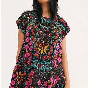Free people strawberry fields mini dress